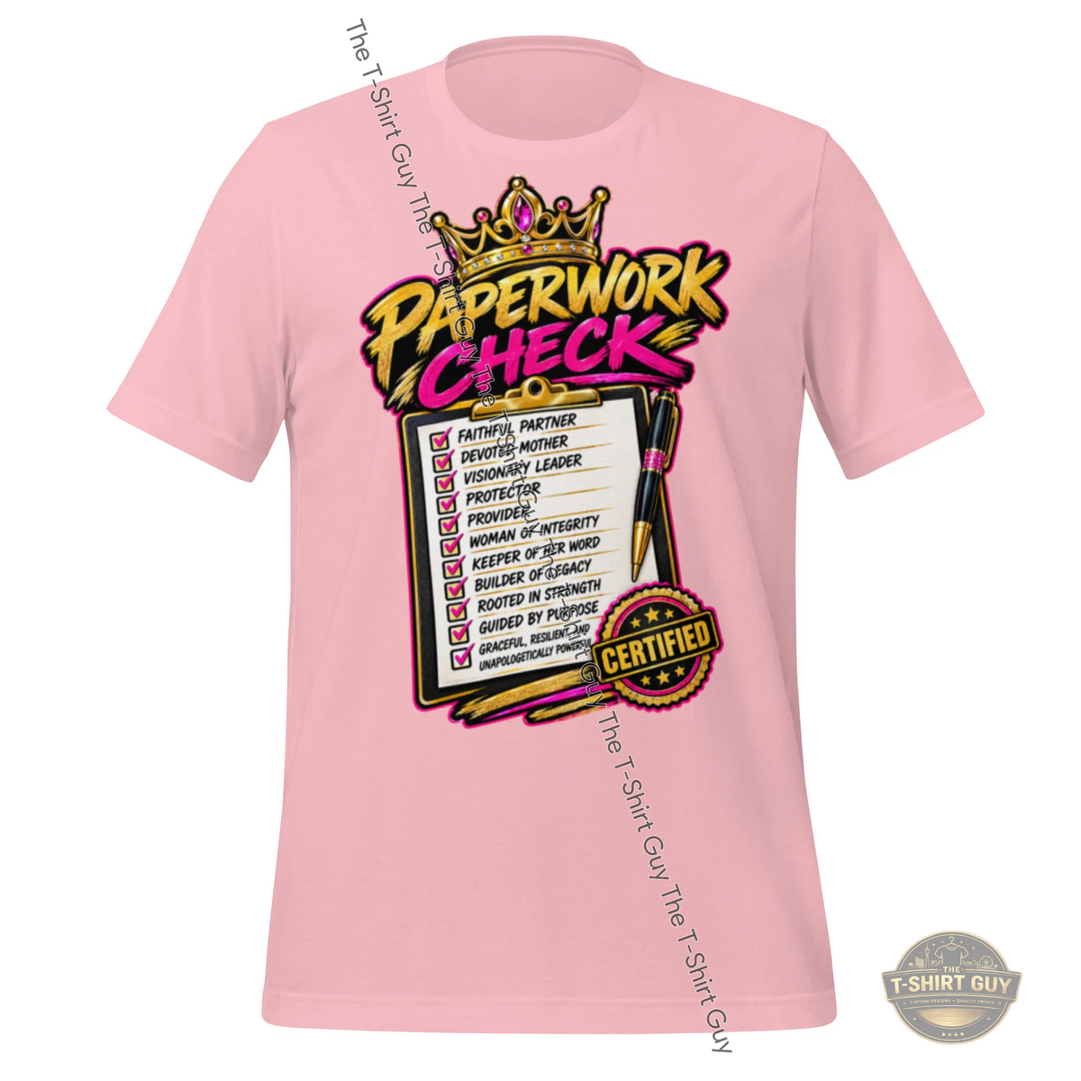 Watermarked - Her Paperwork Unisex t-shirt