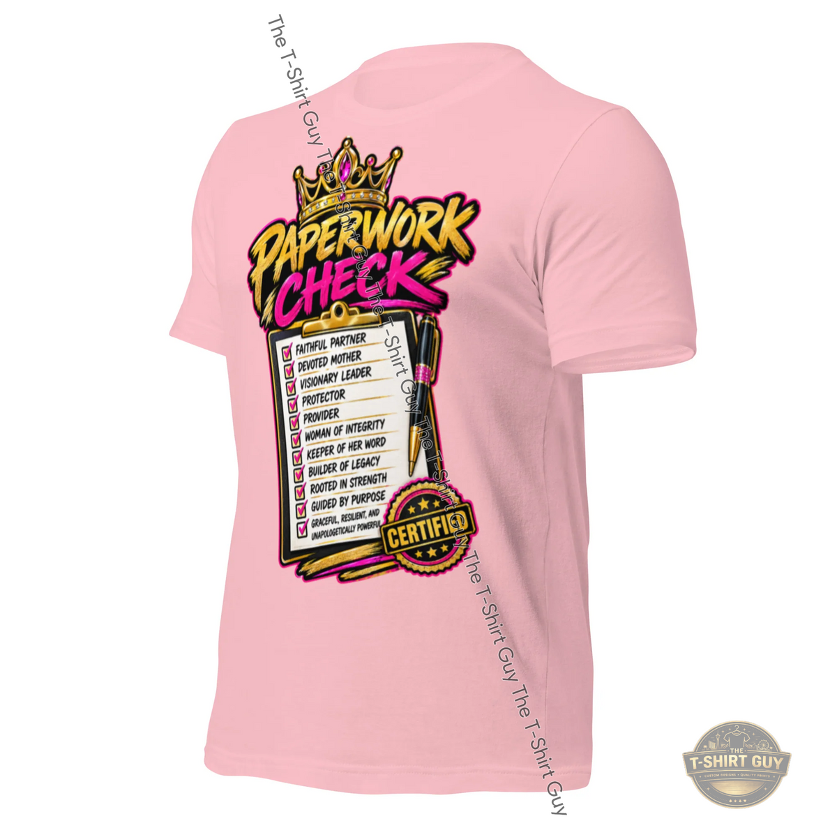Watermarked - Her Paperwork Unisex t-shirt