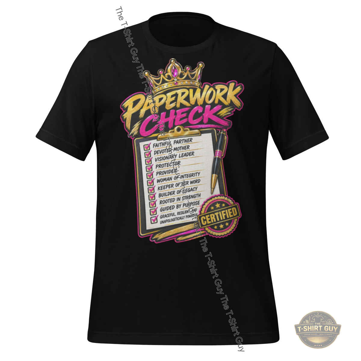 Watermarked - Her Paperwork Unisex t-shirt