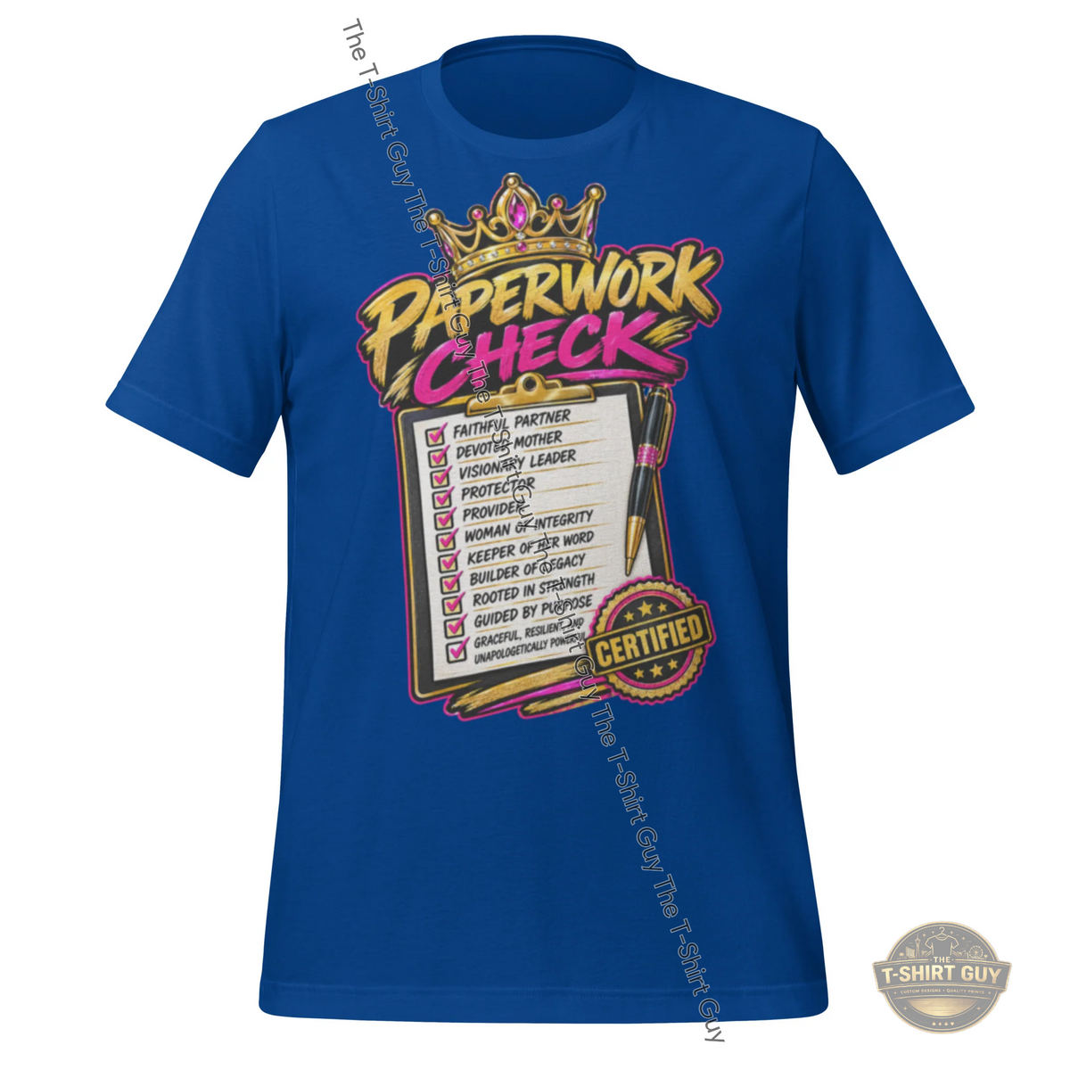 Watermarked - Her Paperwork Unisex t-shirt