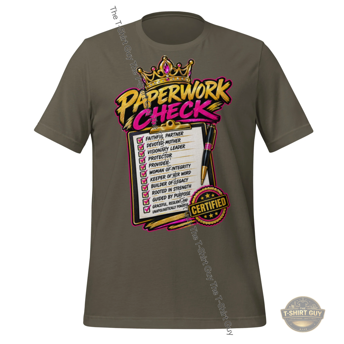 Watermarked - Her Paperwork Unisex t-shirt