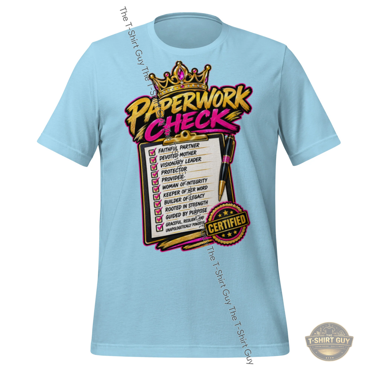 Watermarked - Her Paperwork Unisex t-shirt