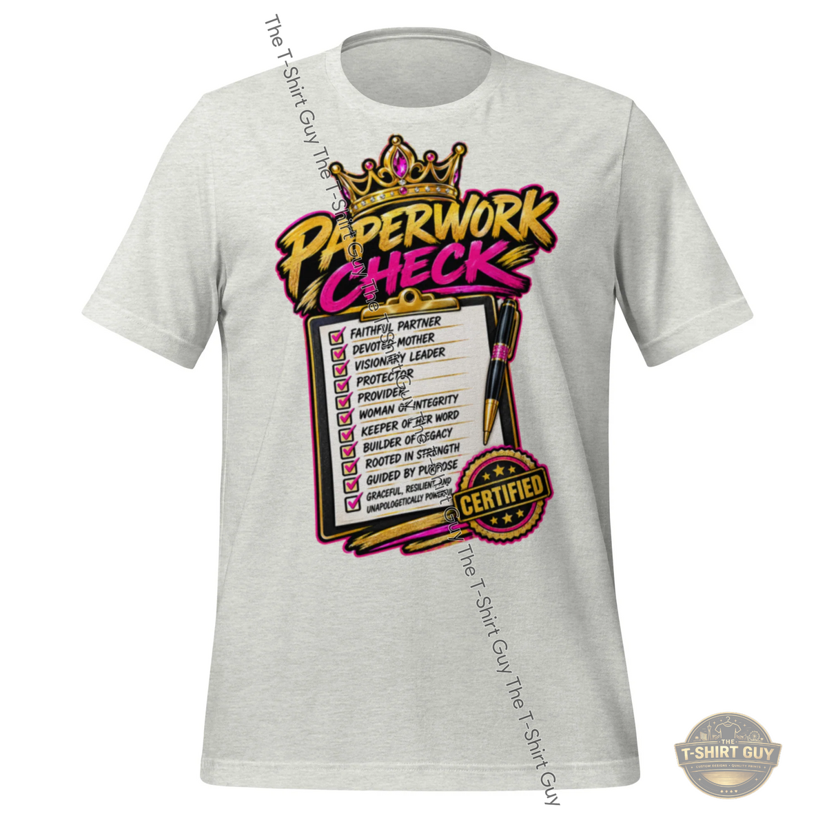 Watermarked - Her Paperwork Unisex t-shirt