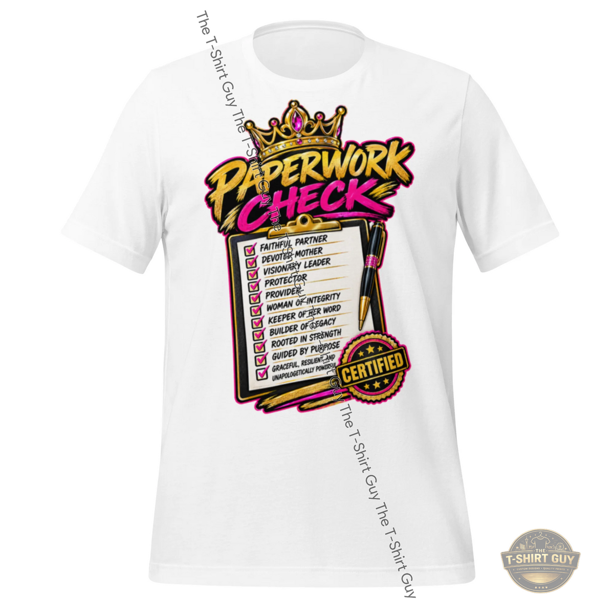 Watermarked - Her Paperwork Unisex t-shirt
