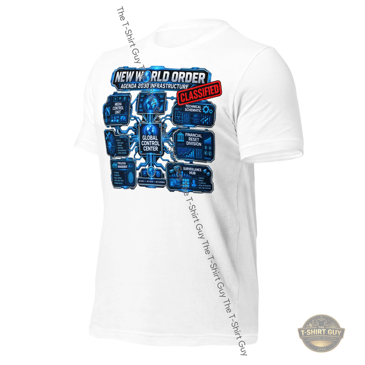 Watermarked - NWO Agenda 2030 Unisex t-shirt