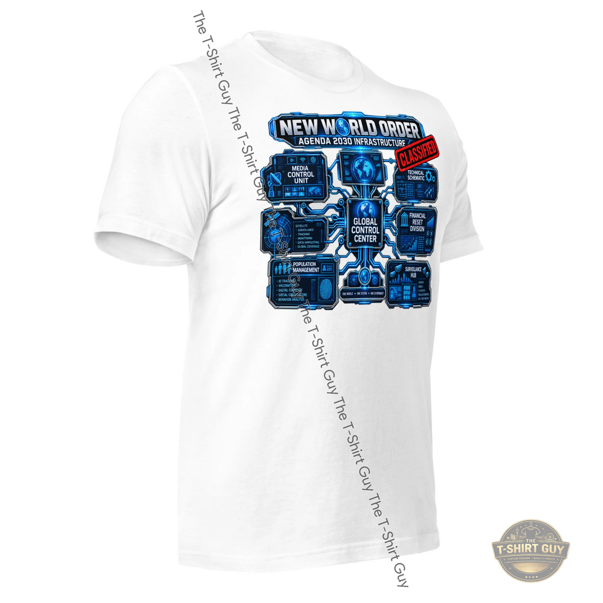 Watermarked - NWO Agenda 2030 Unisex t-shirt