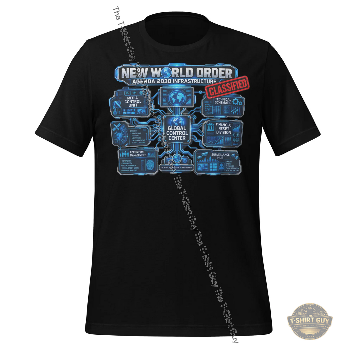 Watermarked - NWO Agenda 2030 Unisex t-shirt