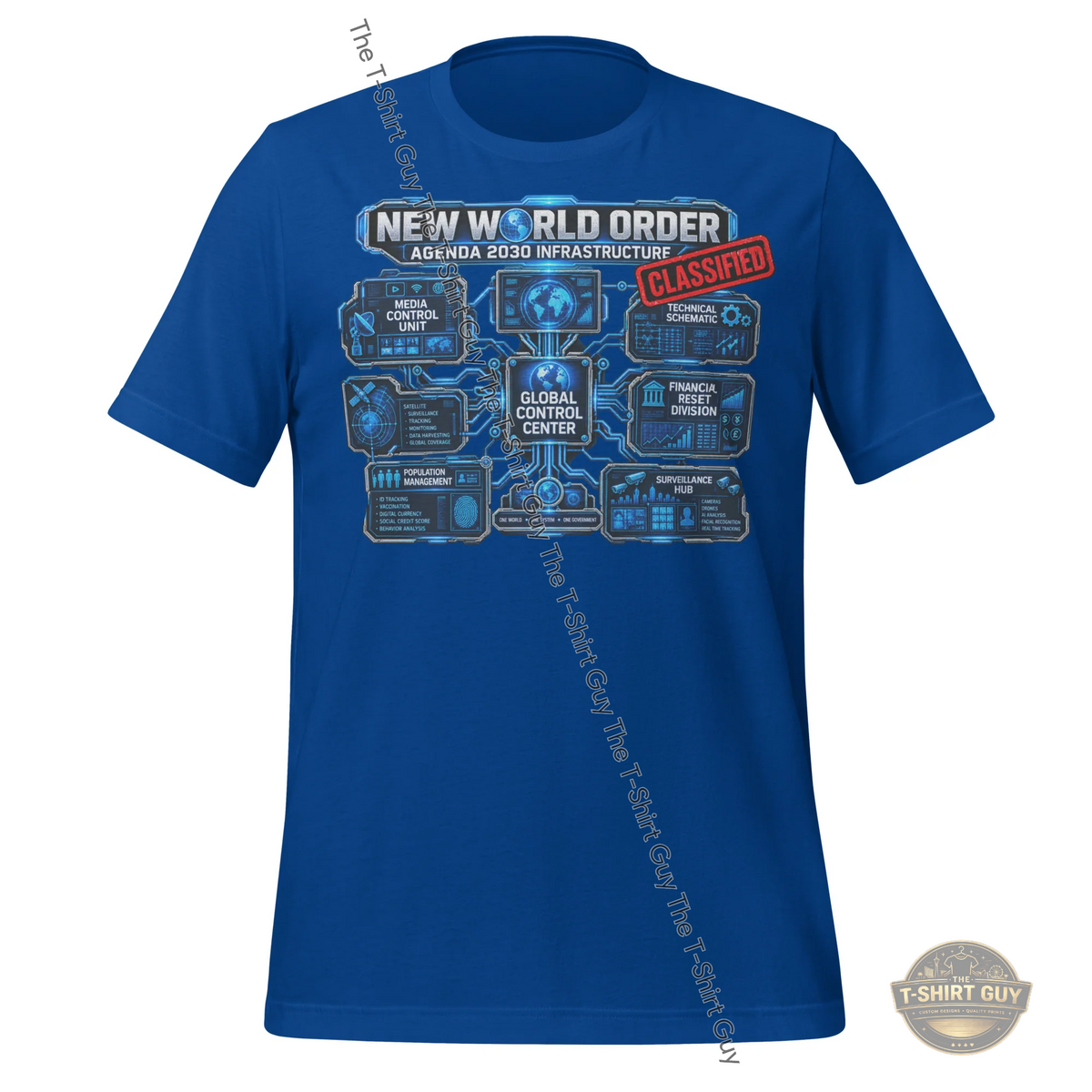 Watermarked - NWO Agenda 2030 Unisex t-shirt