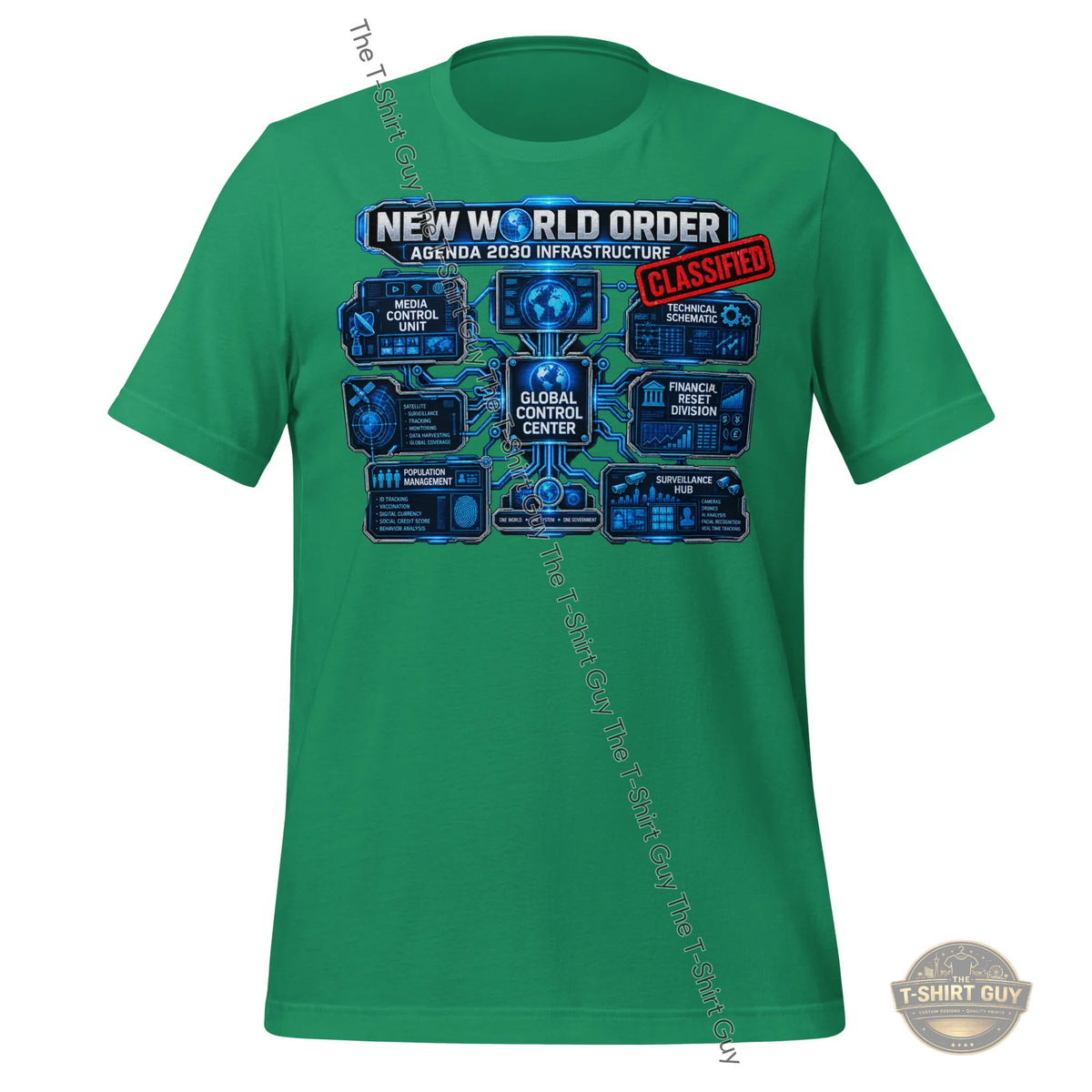 Watermarked - NWO Agenda 2030 Unisex t-shirt