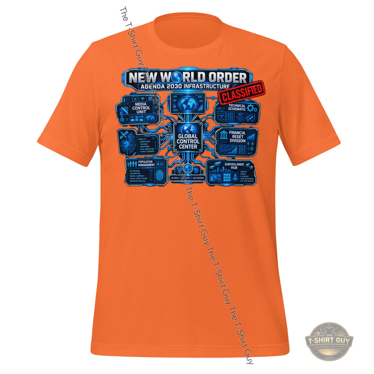 Watermarked - NWO Agenda 2030 Unisex t-shirt