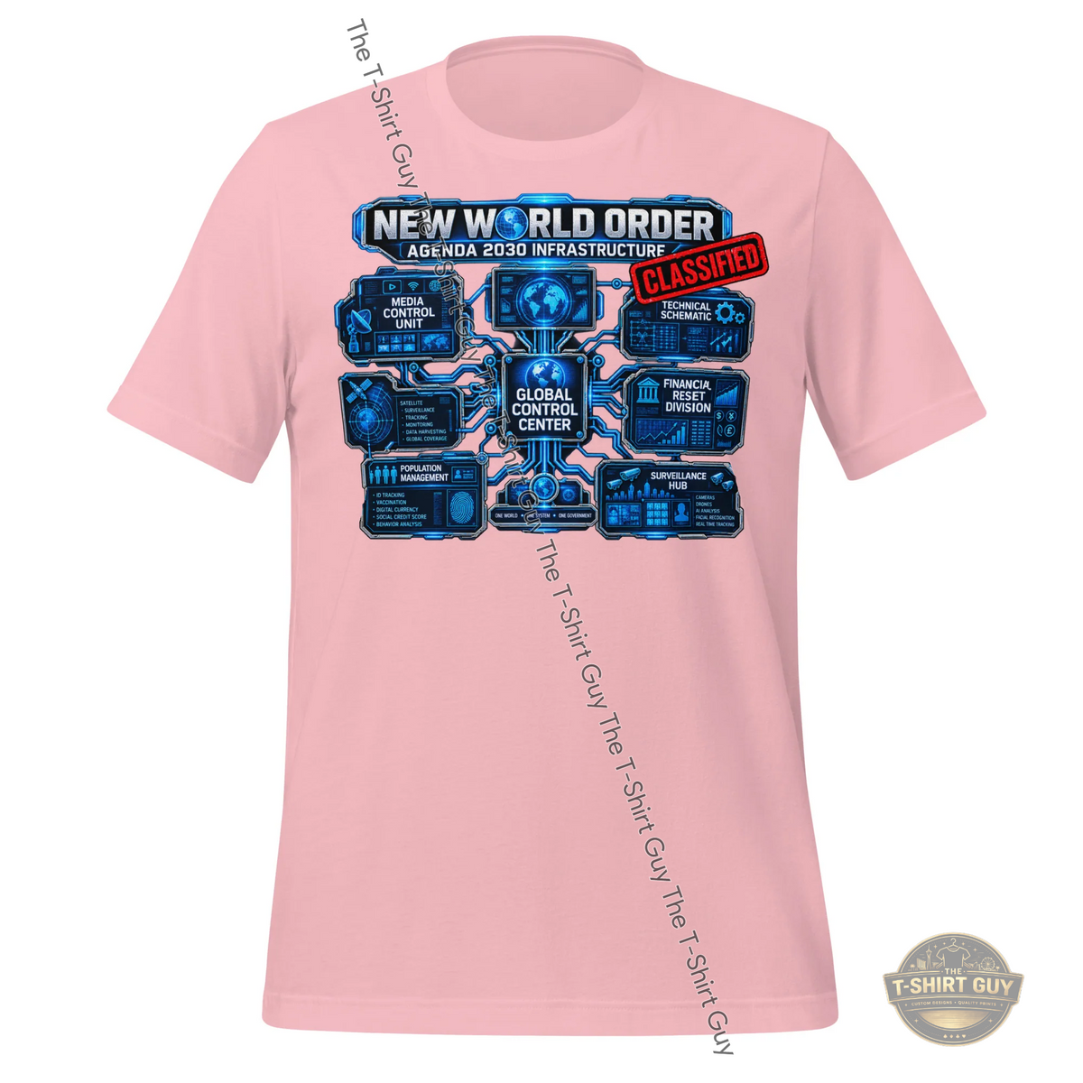 Watermarked - NWO Agenda 2030 Unisex t-shirt