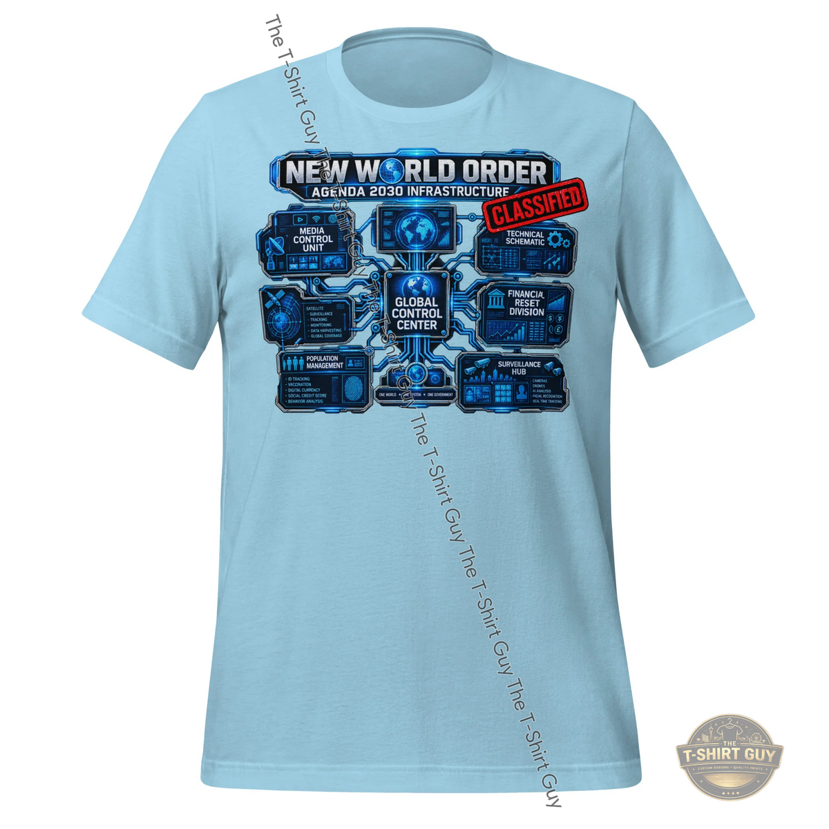 Watermarked - NWO Agenda 2030 Unisex t-shirt