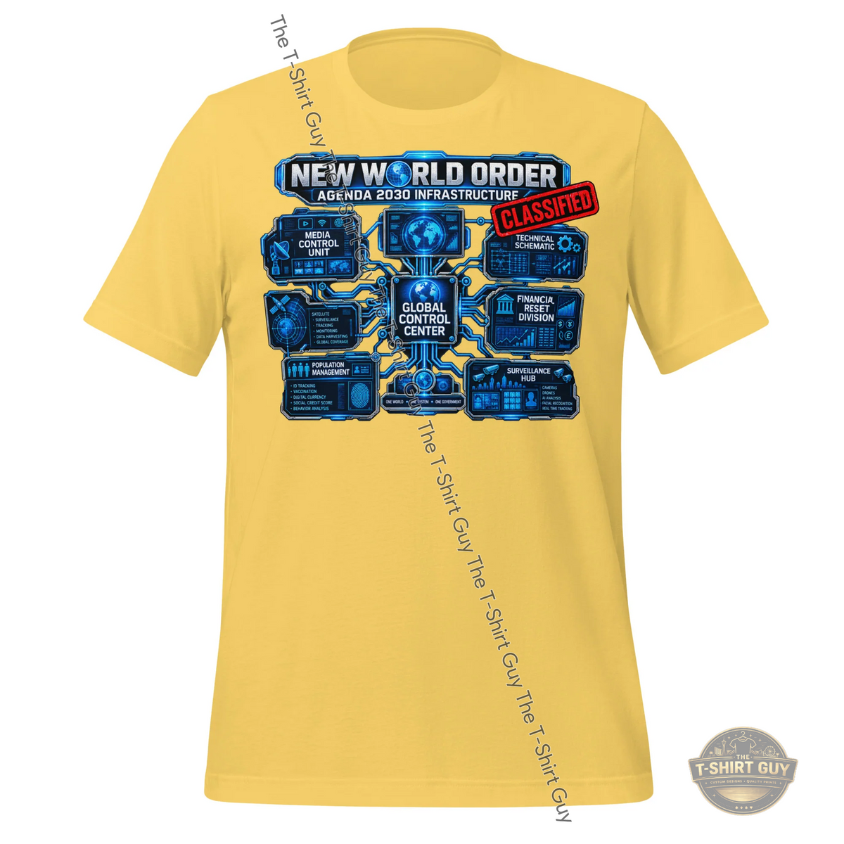 Watermarked - NWO Agenda 2030 Unisex t-shirt