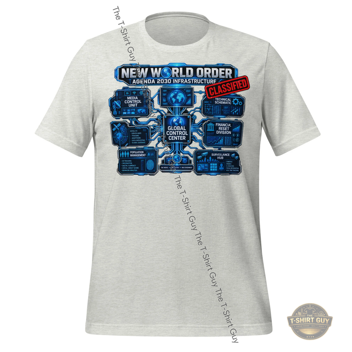 Watermarked - NWO Agenda 2030 Unisex t-shirt