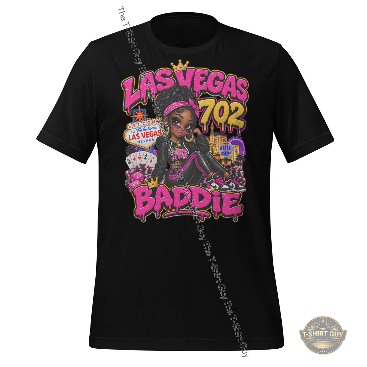 Watermarked - Las Vegas Baddie Unisex t-shirt