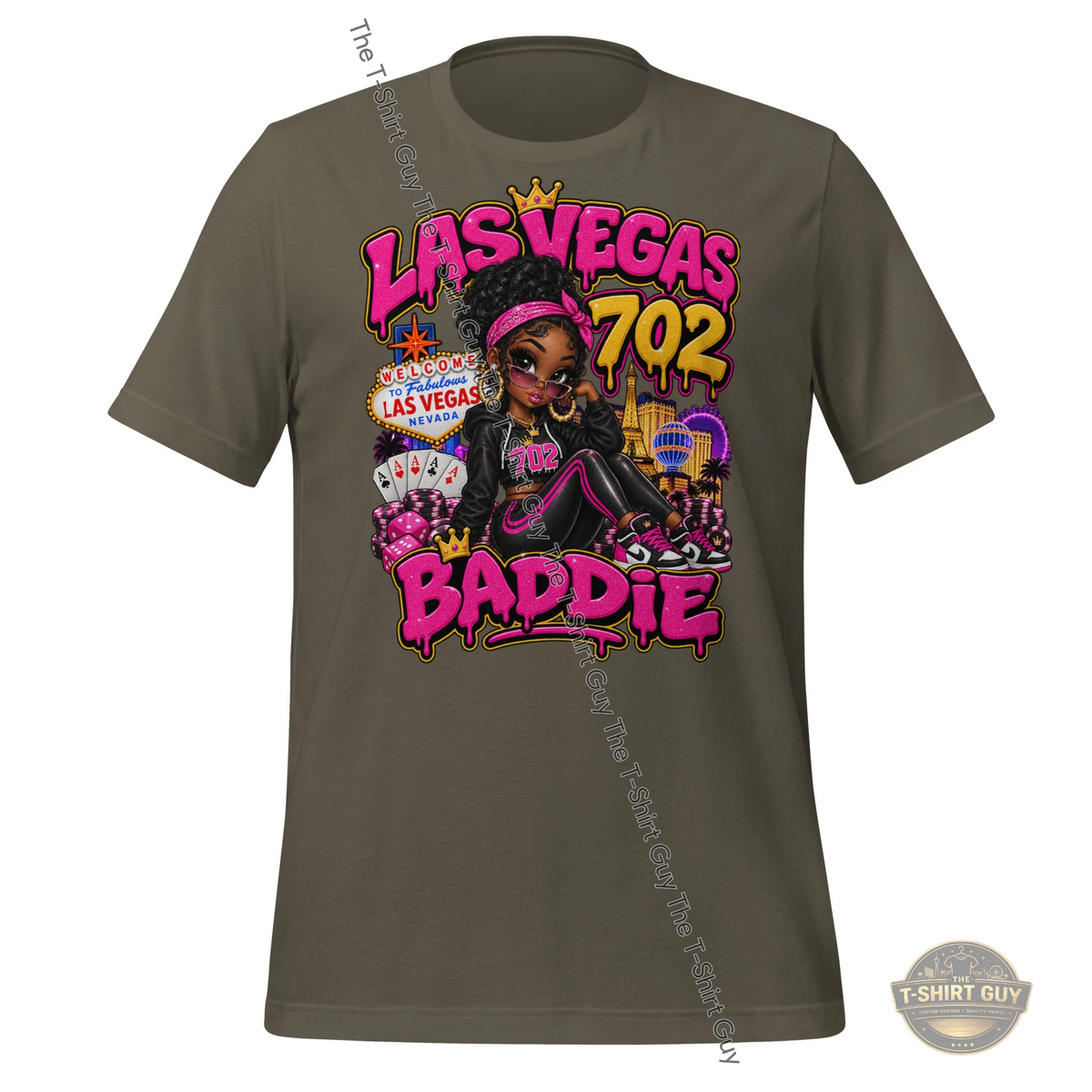 Watermarked - Las Vegas Baddie Unisex t-shirt