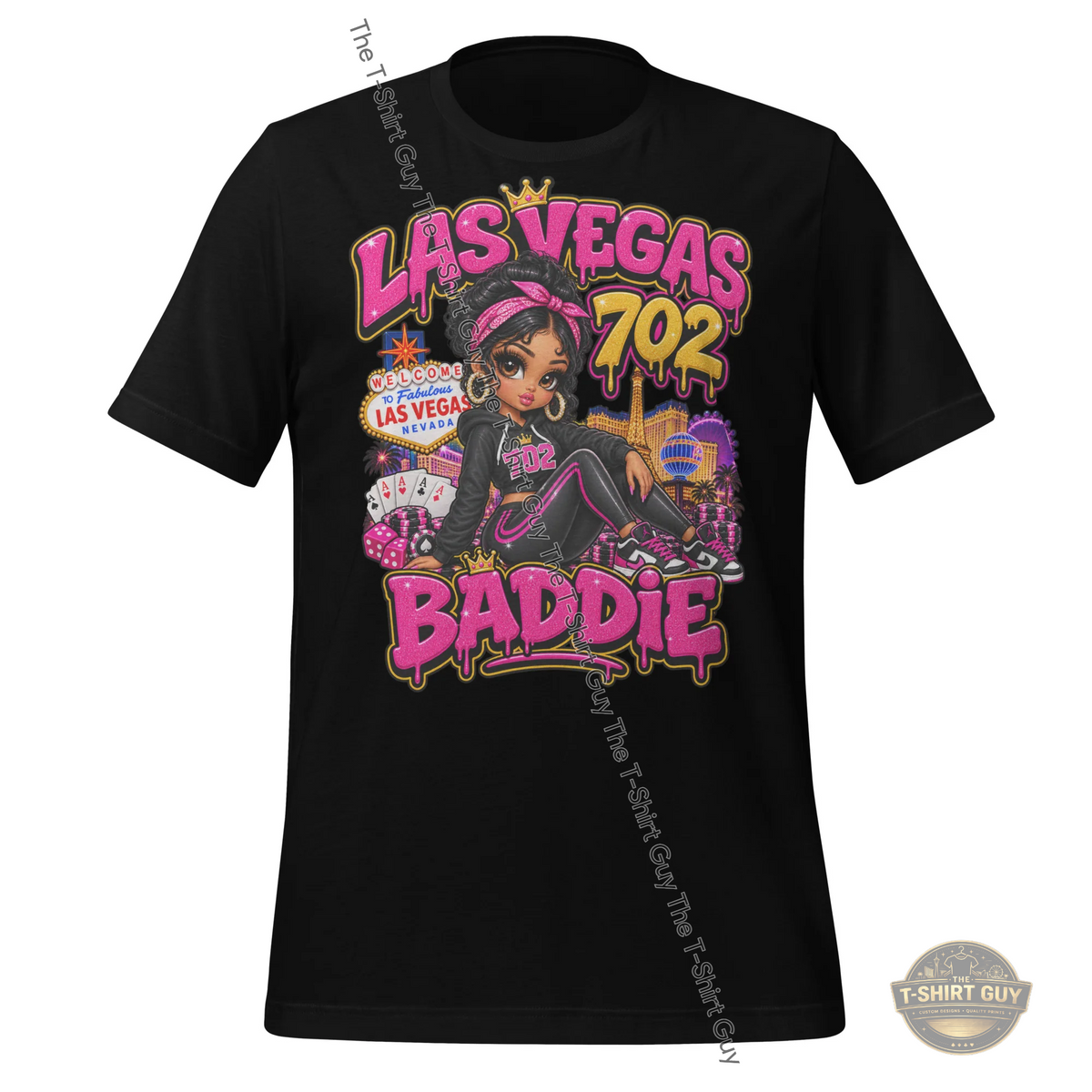 Watermarked - Las Vegas Baddie Unisex t-shirt