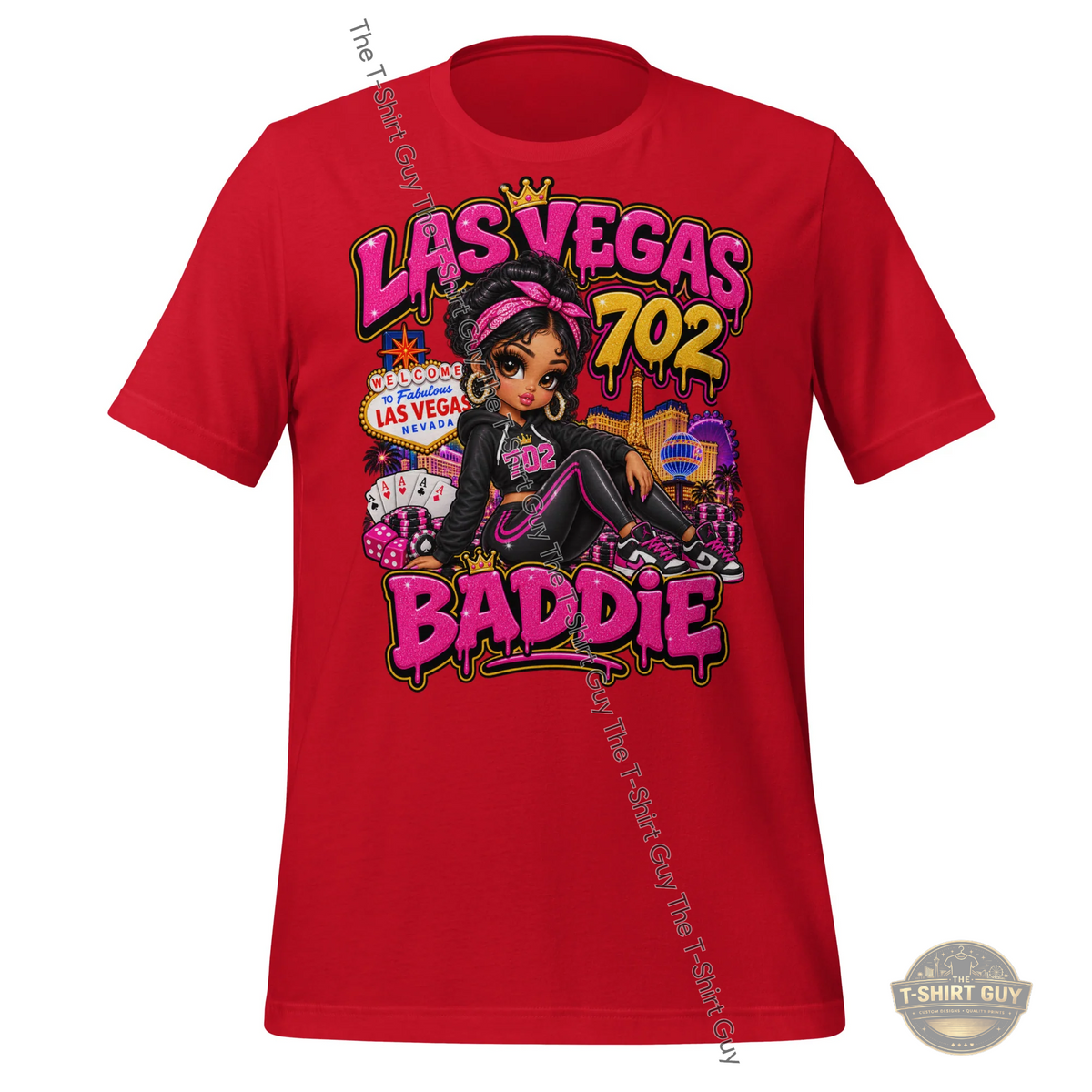 Watermarked - Las Vegas Baddie Unisex t-shirt