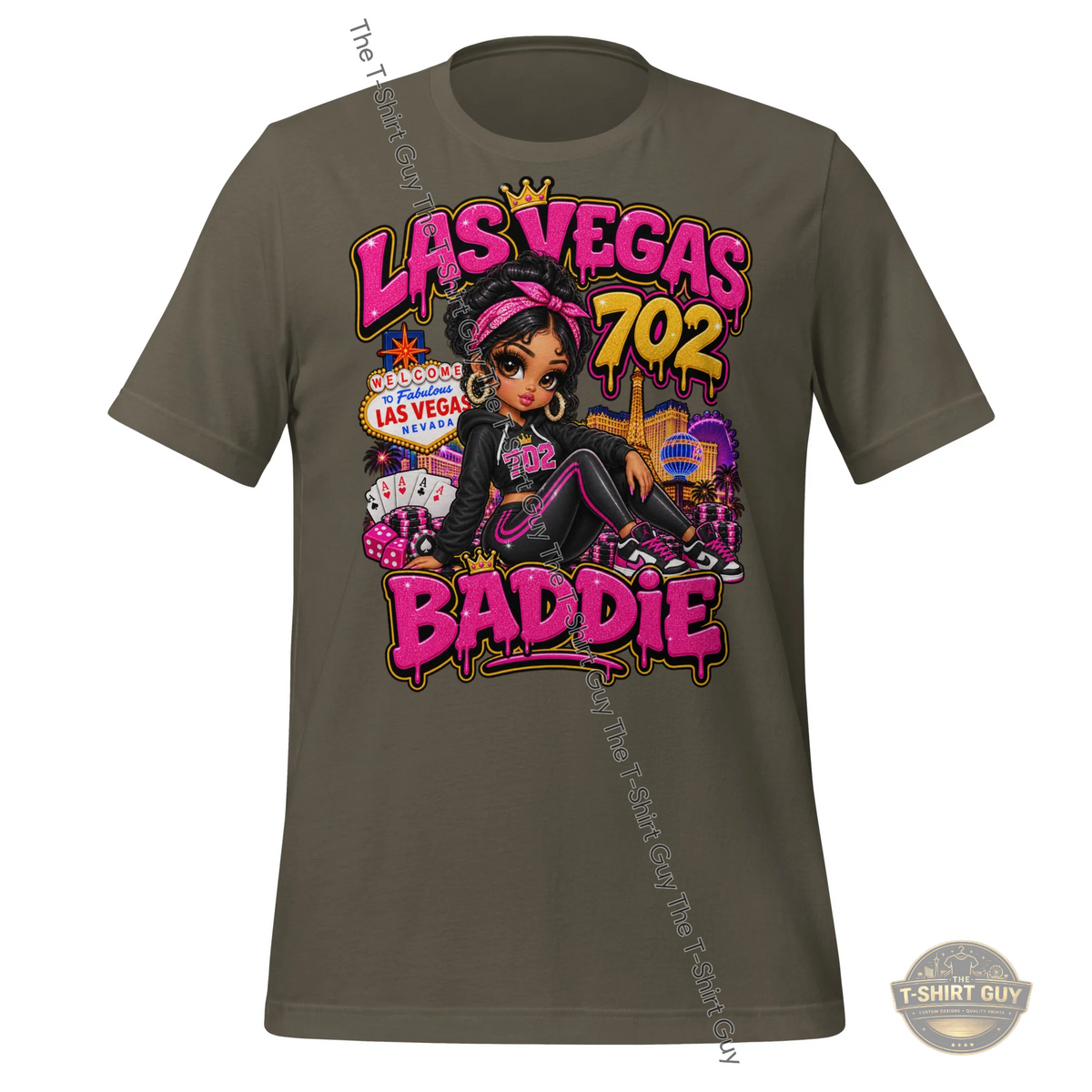Watermarked - Las Vegas Baddie Unisex t-shirt