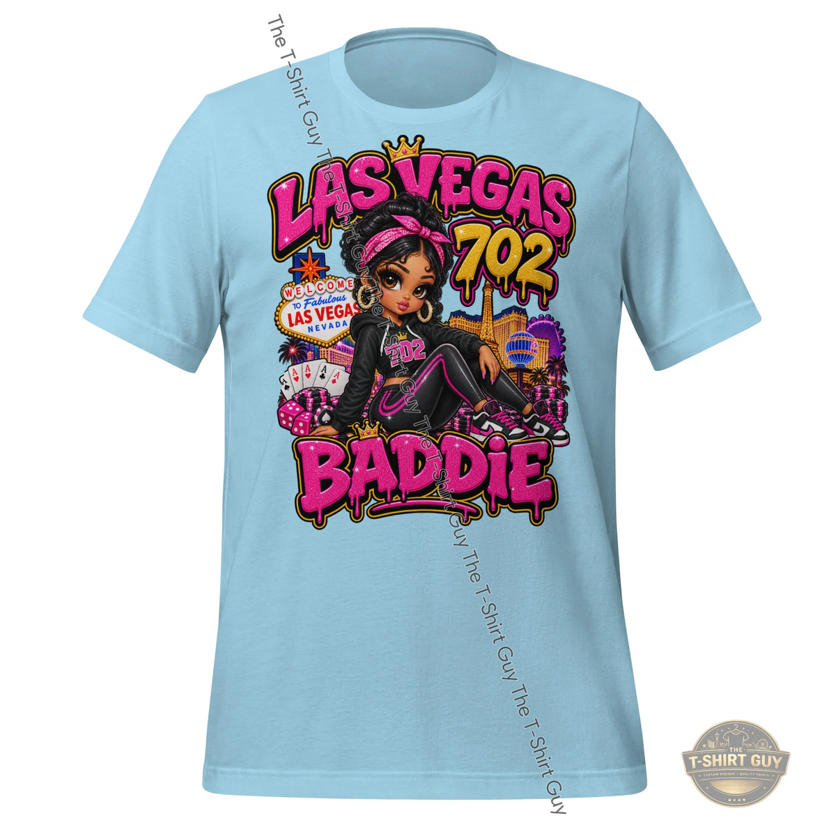 Watermarked - Las Vegas Baddie Unisex t-shirt