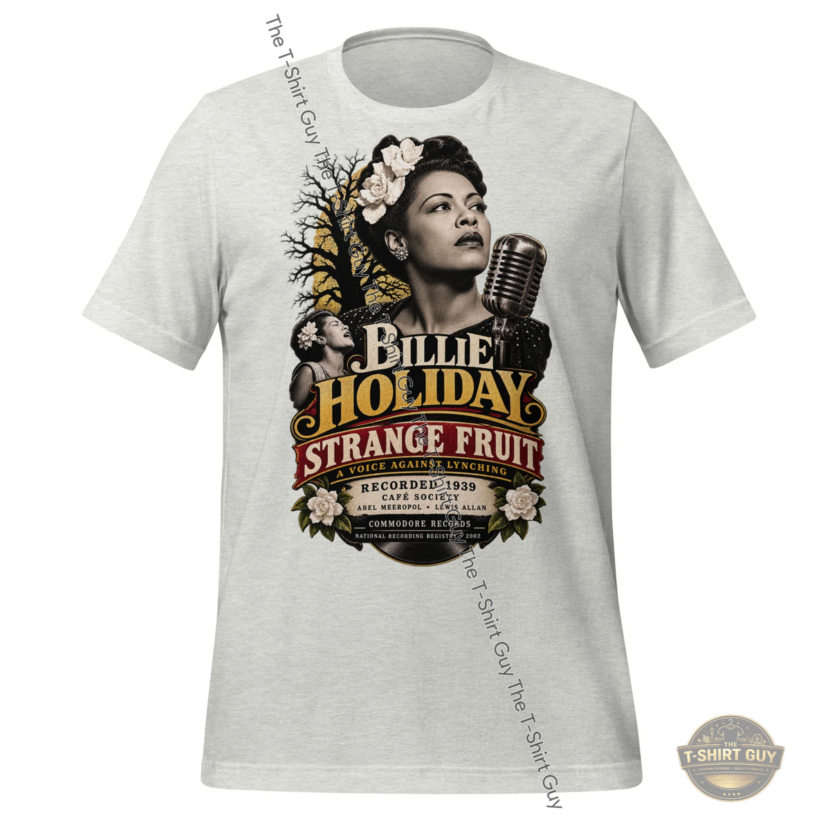 Watermarked - Billie Holiday Strange Fruit Unisex t-shirt