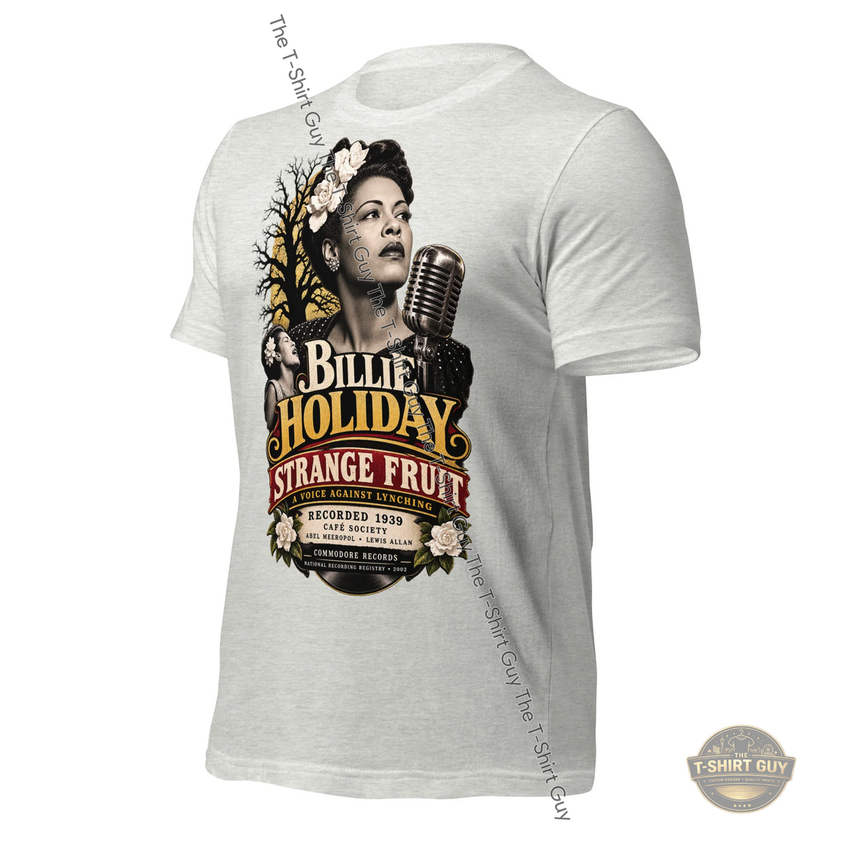 Watermarked - Billie Holiday Strange Fruit Unisex t-shirt