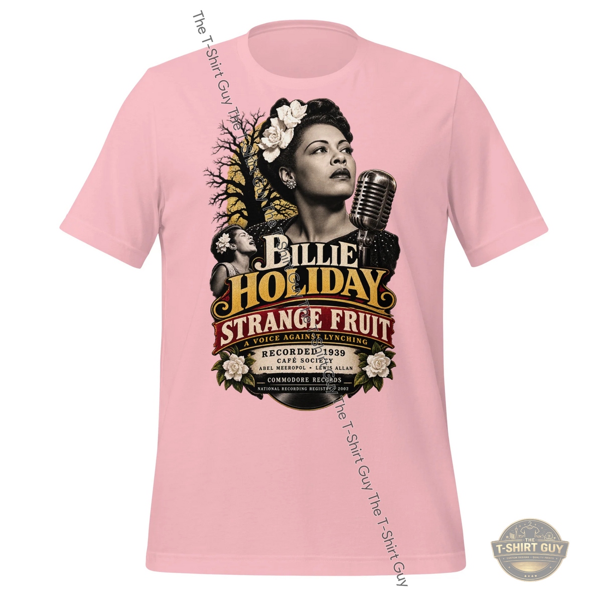 Watermarked - Billie Holiday Strange Fruit Unisex t-shirt