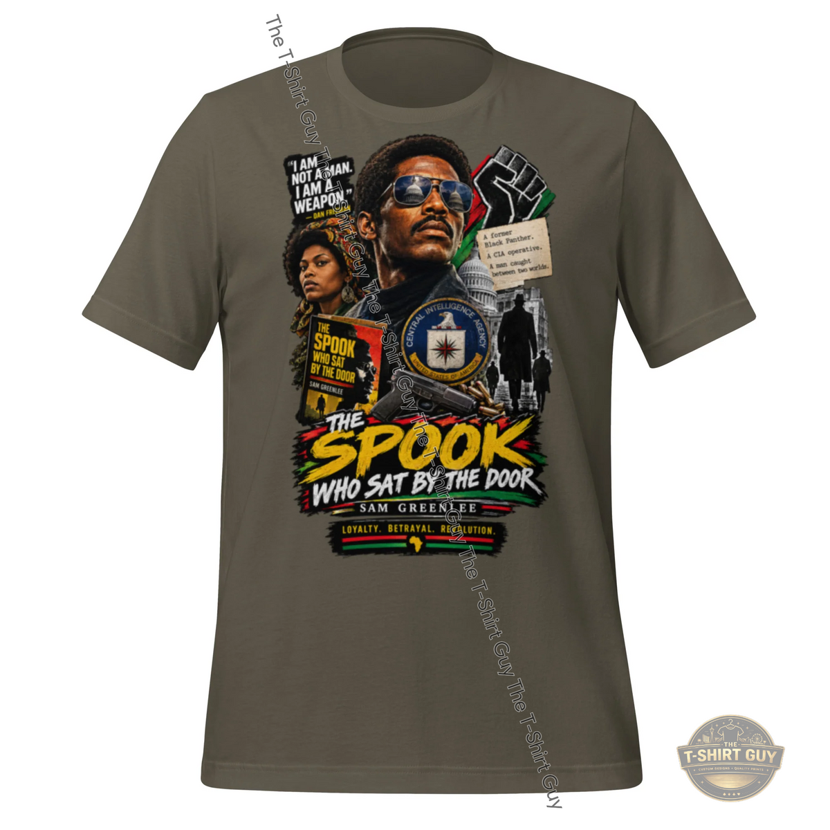 Watermarked - The Spook Who Sat By The Door Unisex t-shirt