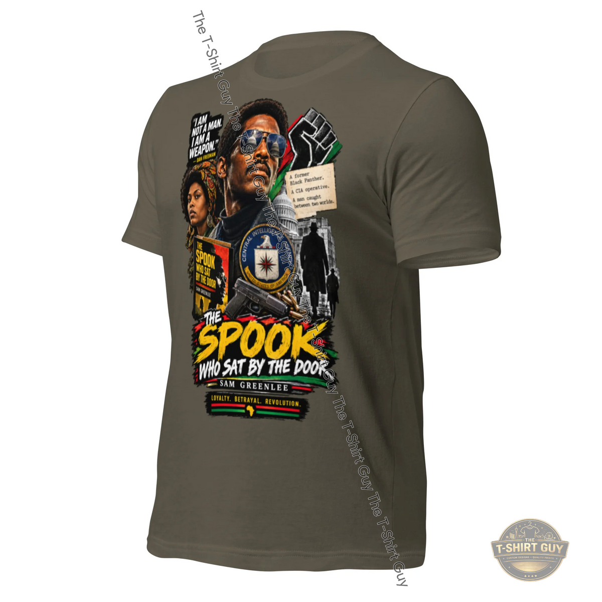Watermarked - The Spook Who Sat By The Door Unisex t-shirt