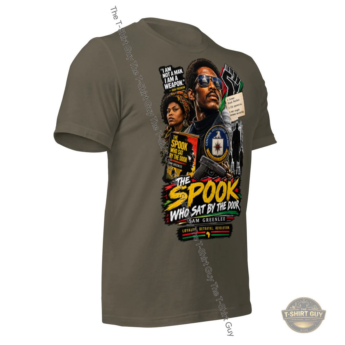 Watermarked - The Spook Who Sat By The Door Unisex t-shirt