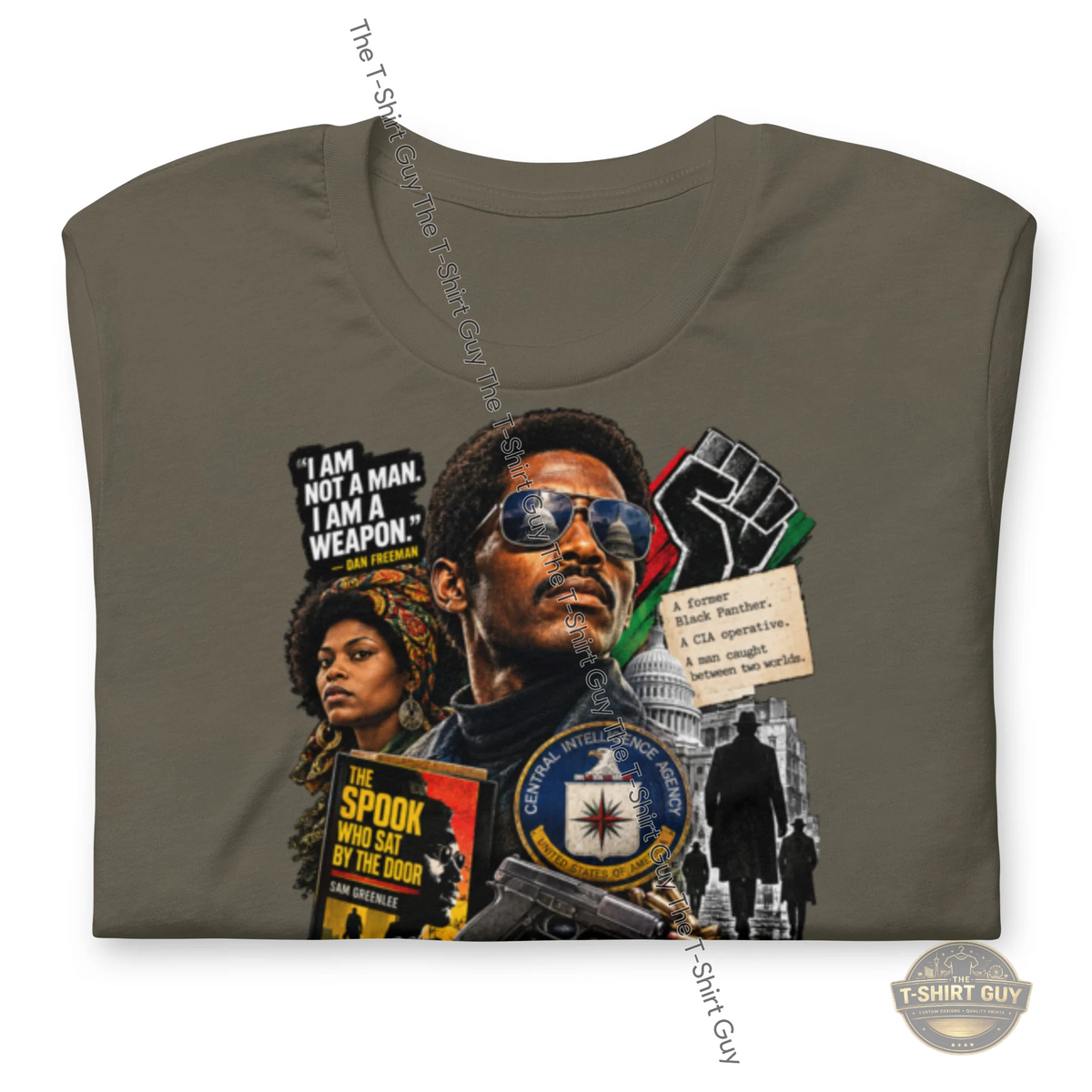Watermarked - The Spook Who Sat By The Door Unisex t-shirt