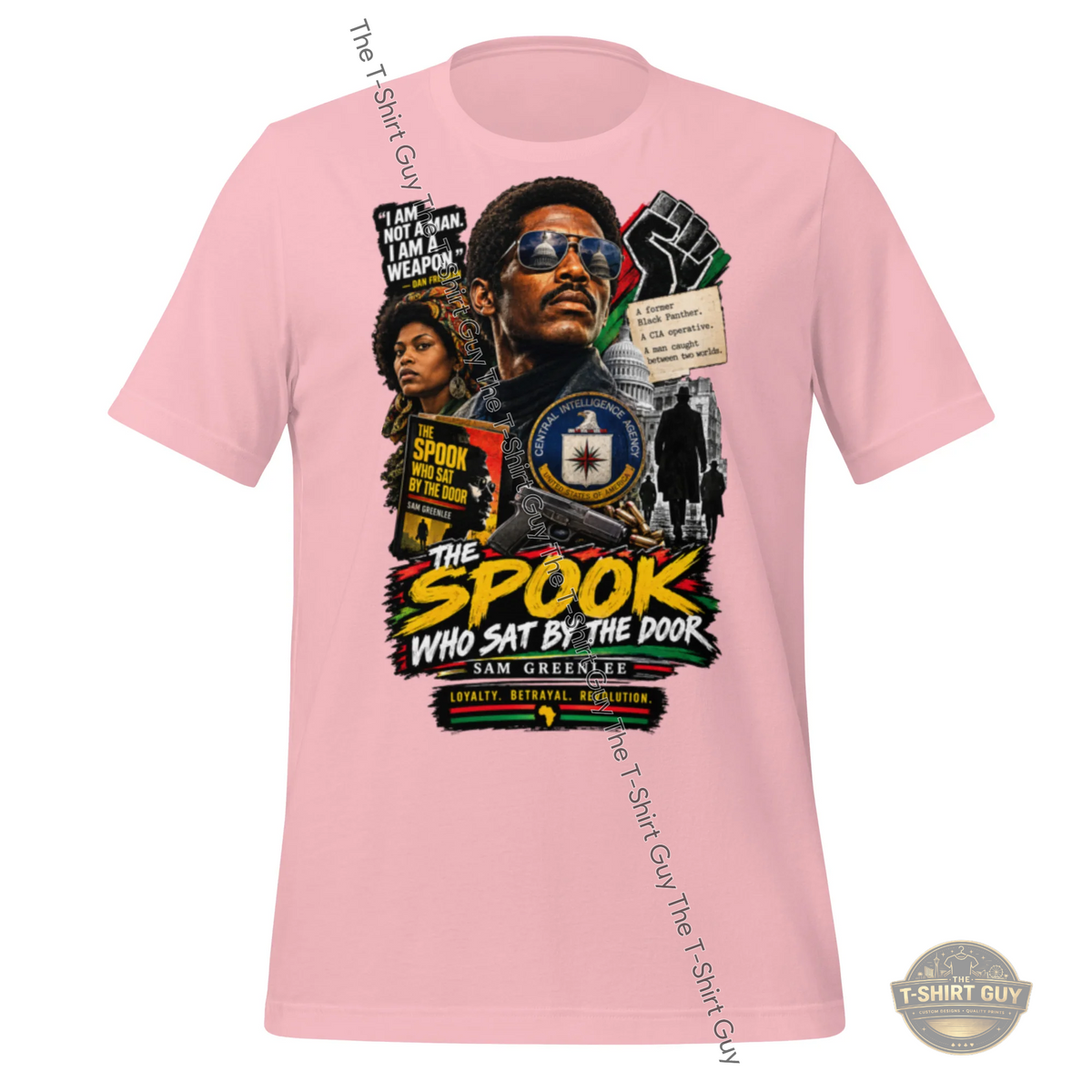 Watermarked - The Spook Who Sat By The Door Unisex t-shirt