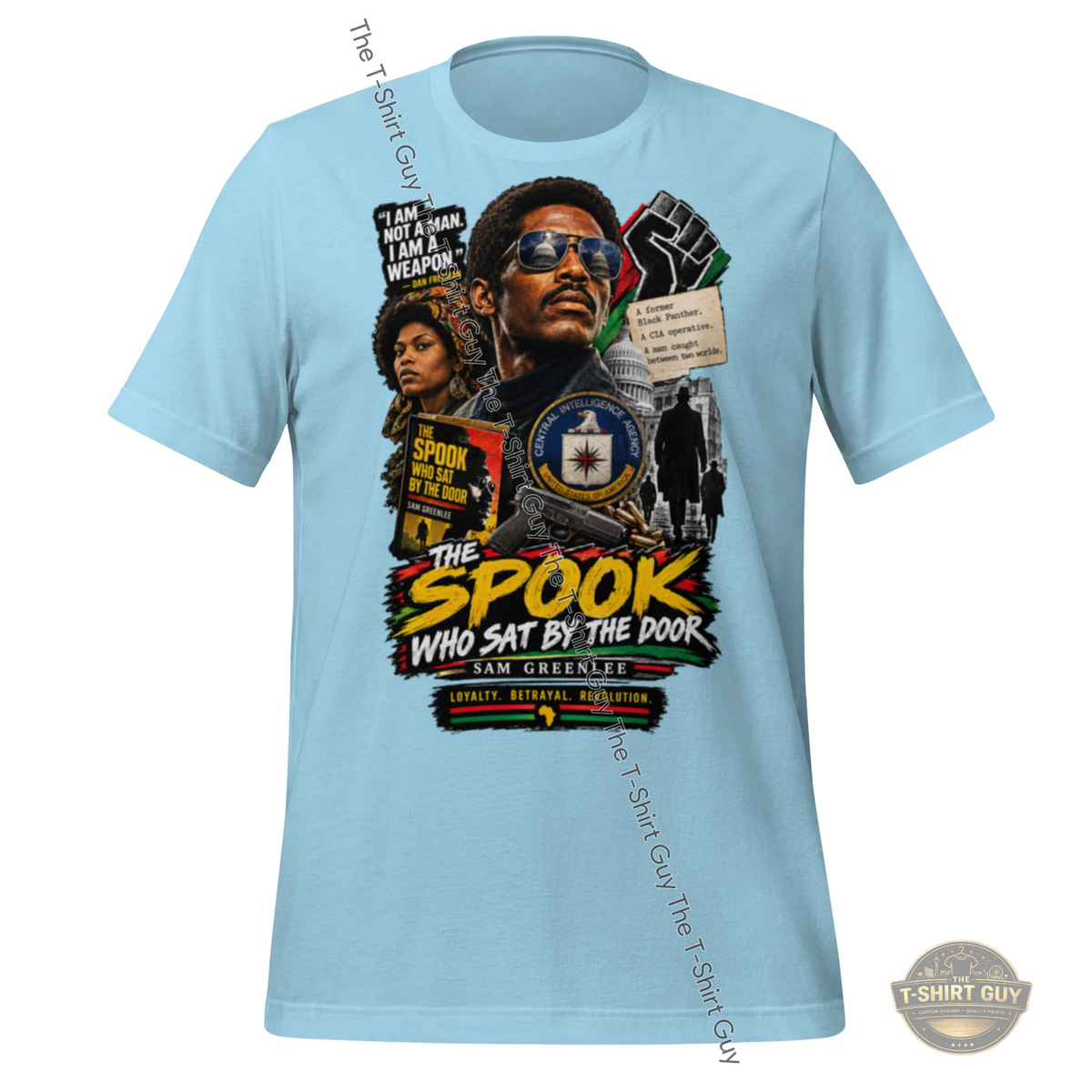Watermarked - The Spook Who Sat By The Door Unisex t-shirt