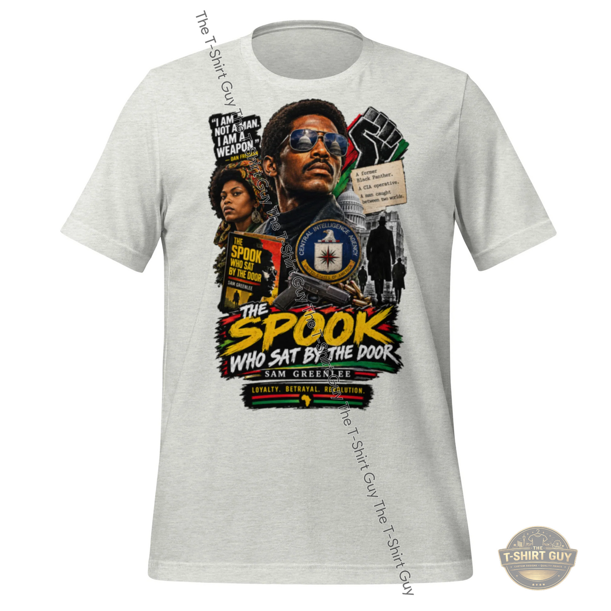 Watermarked - The Spook Who Sat By The Door Unisex t-shirt