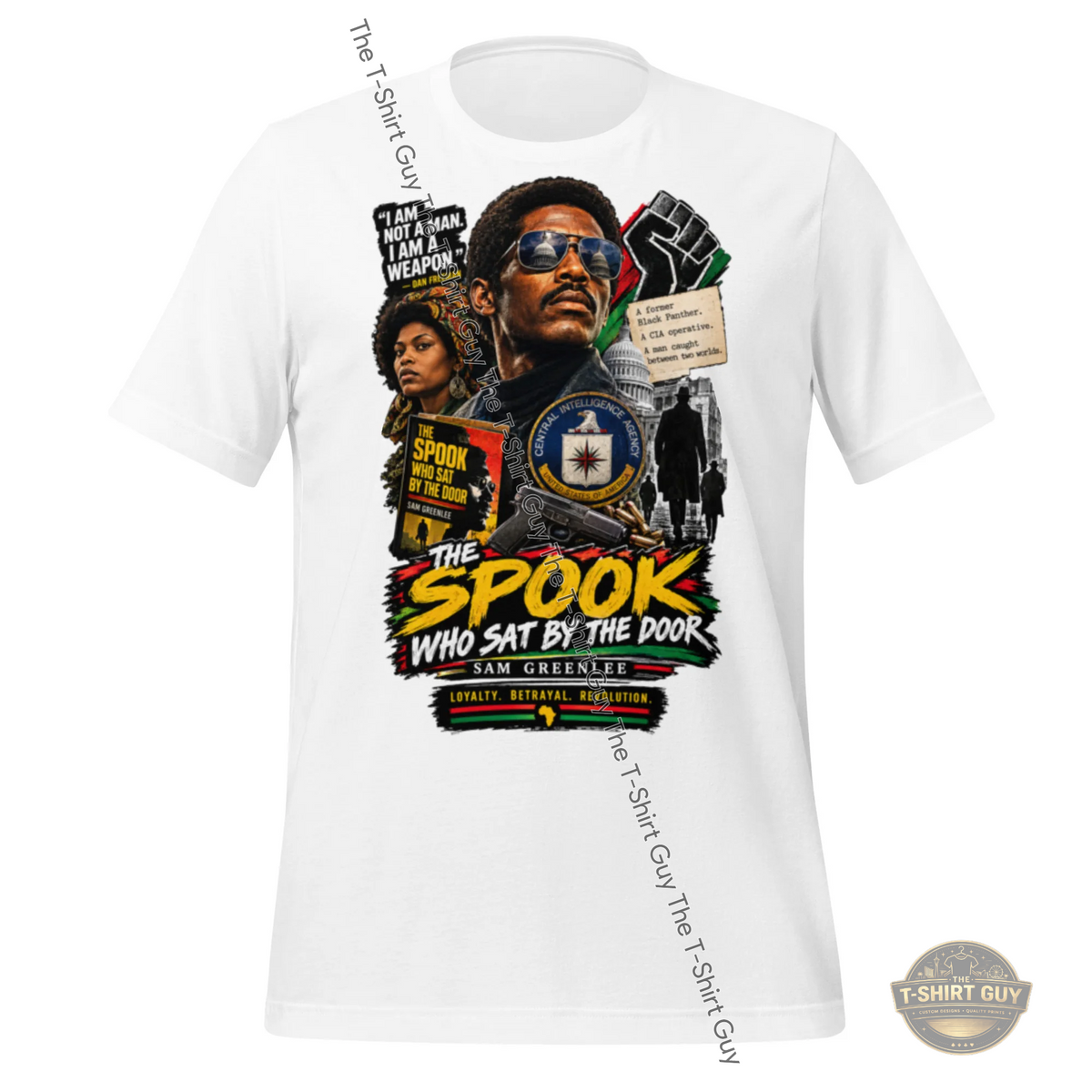 Watermarked - The Spook Who Sat By The Door Unisex t-shirt