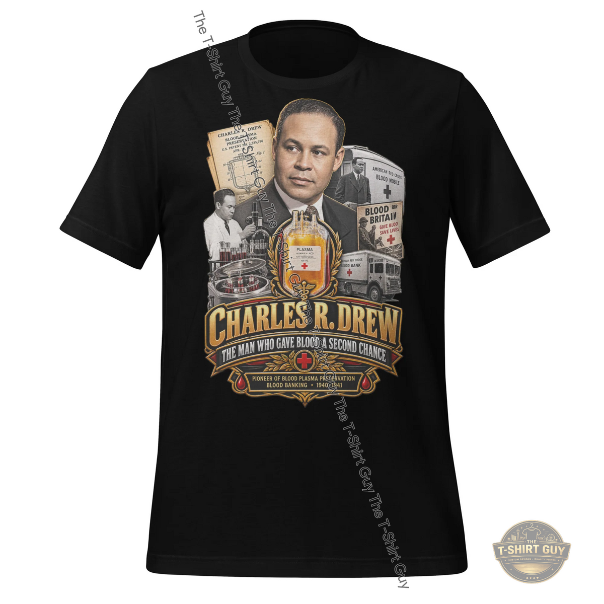 Watermarked - Charles R. Drew Unisex t-shirt