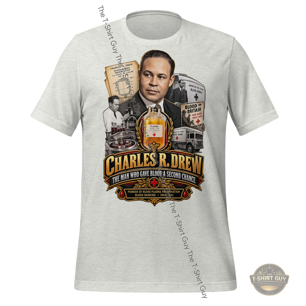 Watermarked - Charles R. Drew Unisex t-shirt