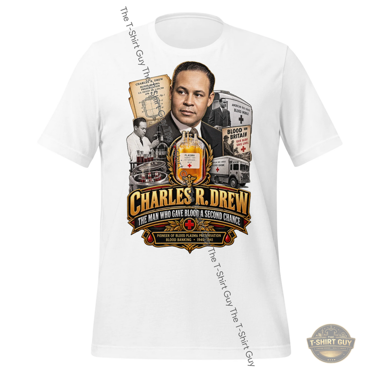 Watermarked - Charles R. Drew Unisex t-shirt