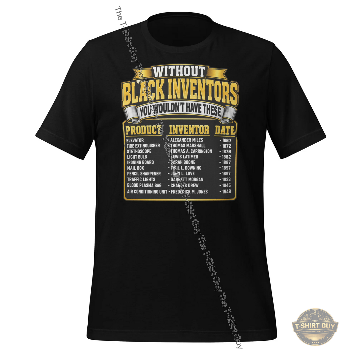 Watermarked - Without Black Inventors You Wouldn't Have These Unisex t-shirt