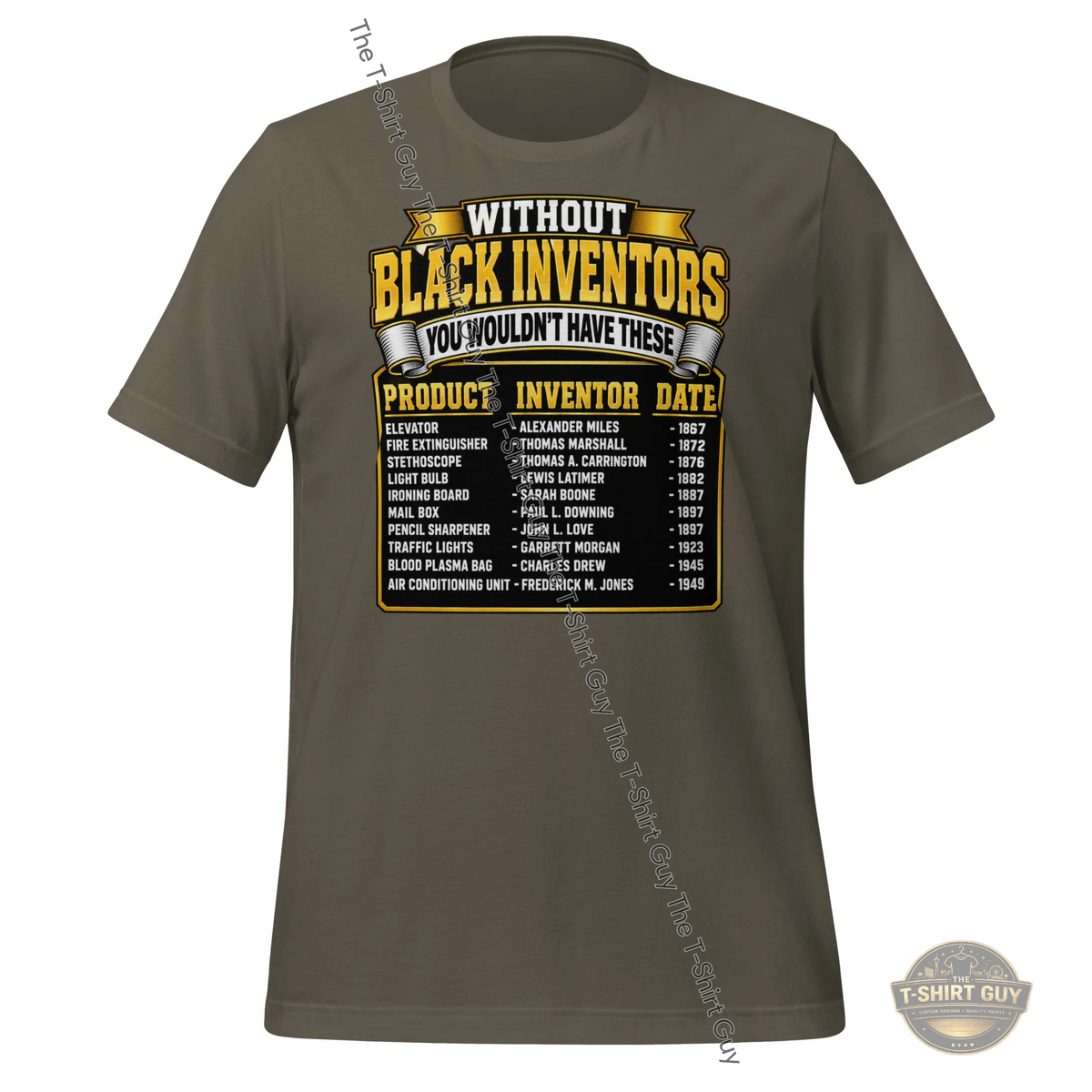 Watermarked - Without Black Inventors You Wouldn't Have These Unisex t-shirt