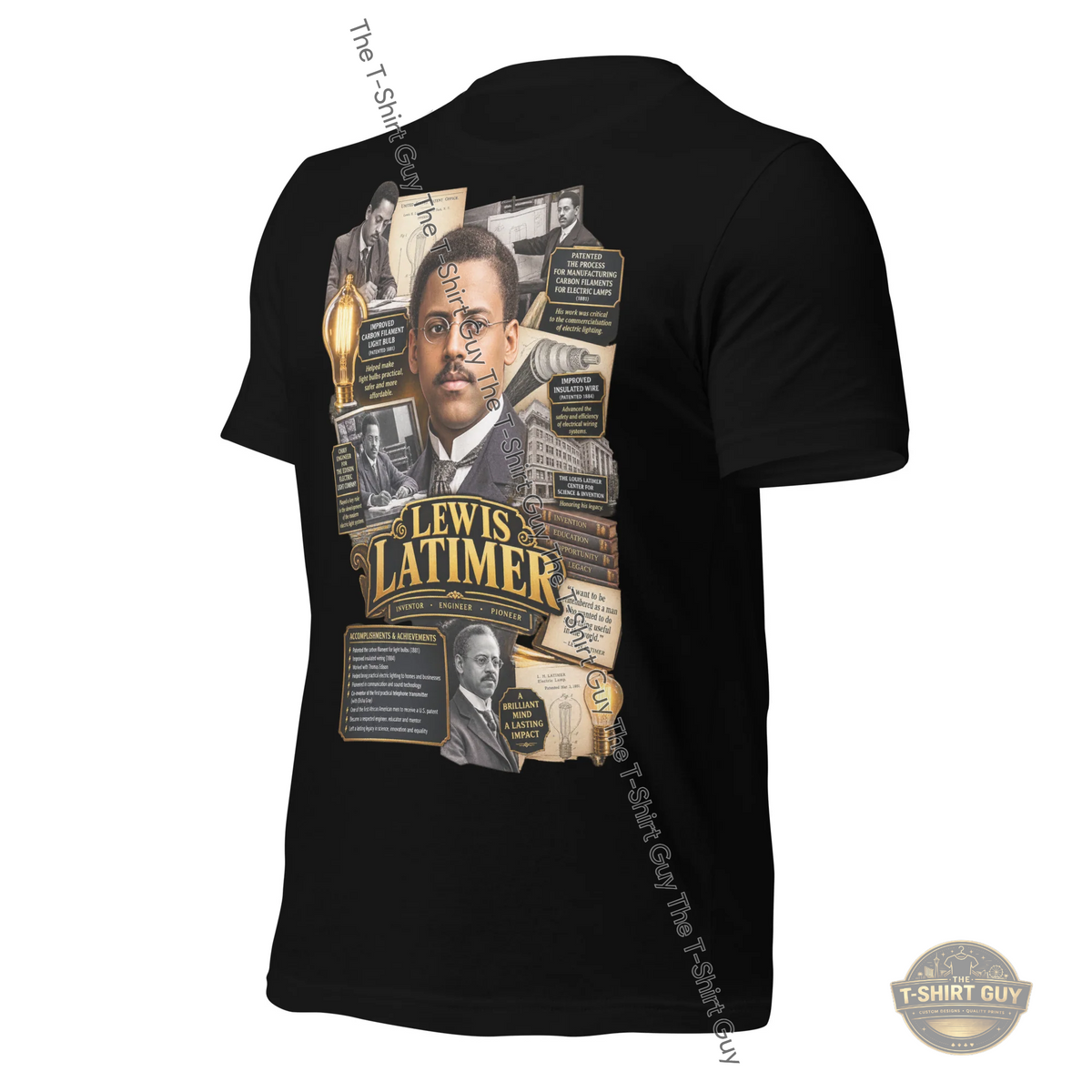 Watermarked - Lewis Latimer Unisex t-shirt