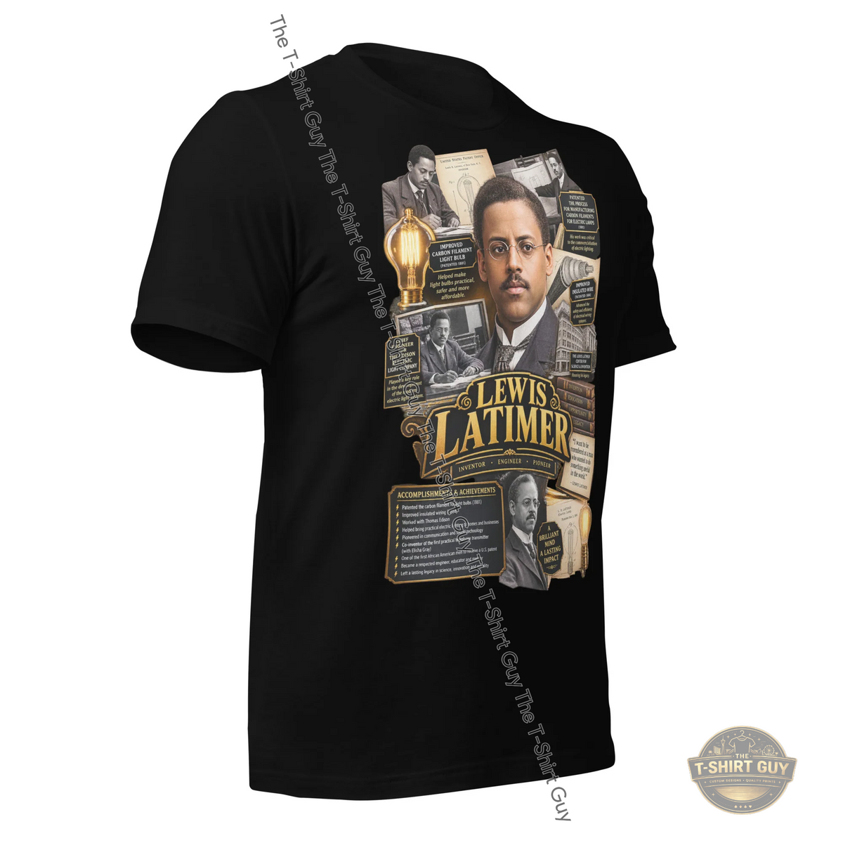 Watermarked - Lewis Latimer Unisex t-shirt