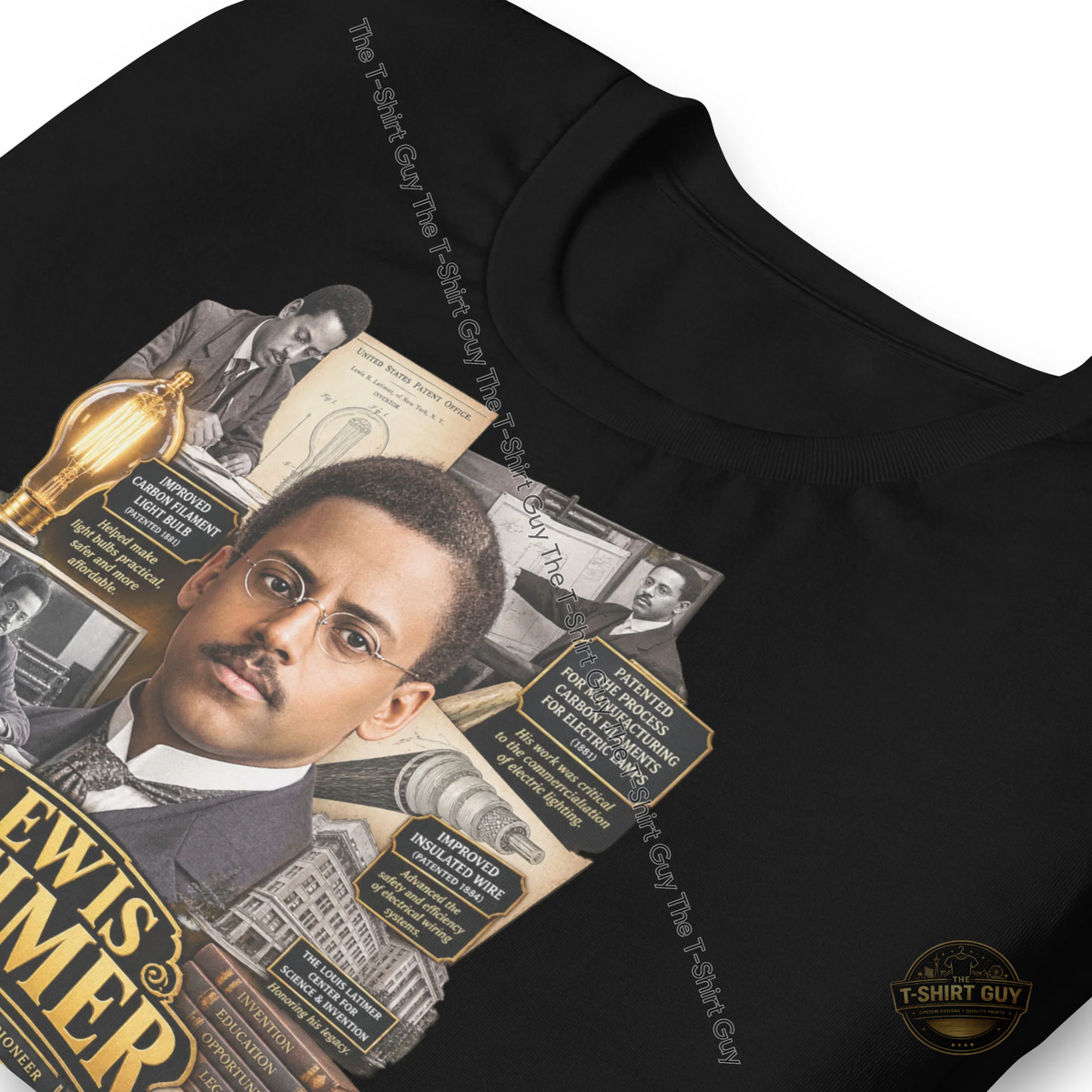 Watermarked - Lewis Latimer Unisex t-shirt