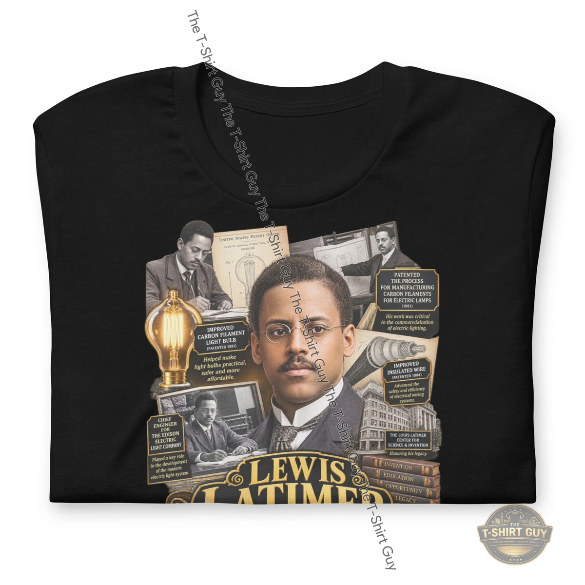 Watermarked - Lewis Latimer Unisex t-shirt