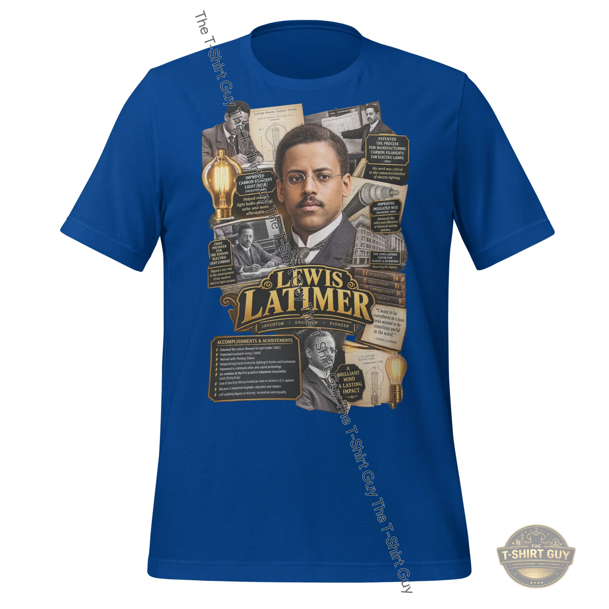 Watermarked - Lewis Latimer Unisex t-shirt