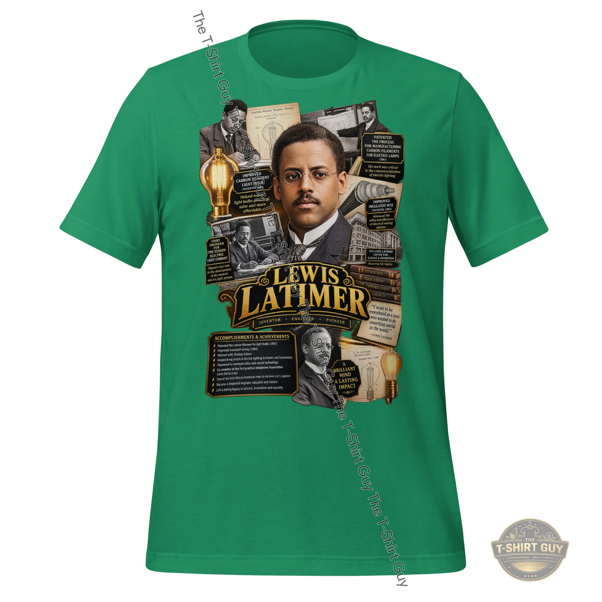 Watermarked - Lewis Latimer Unisex t-shirt