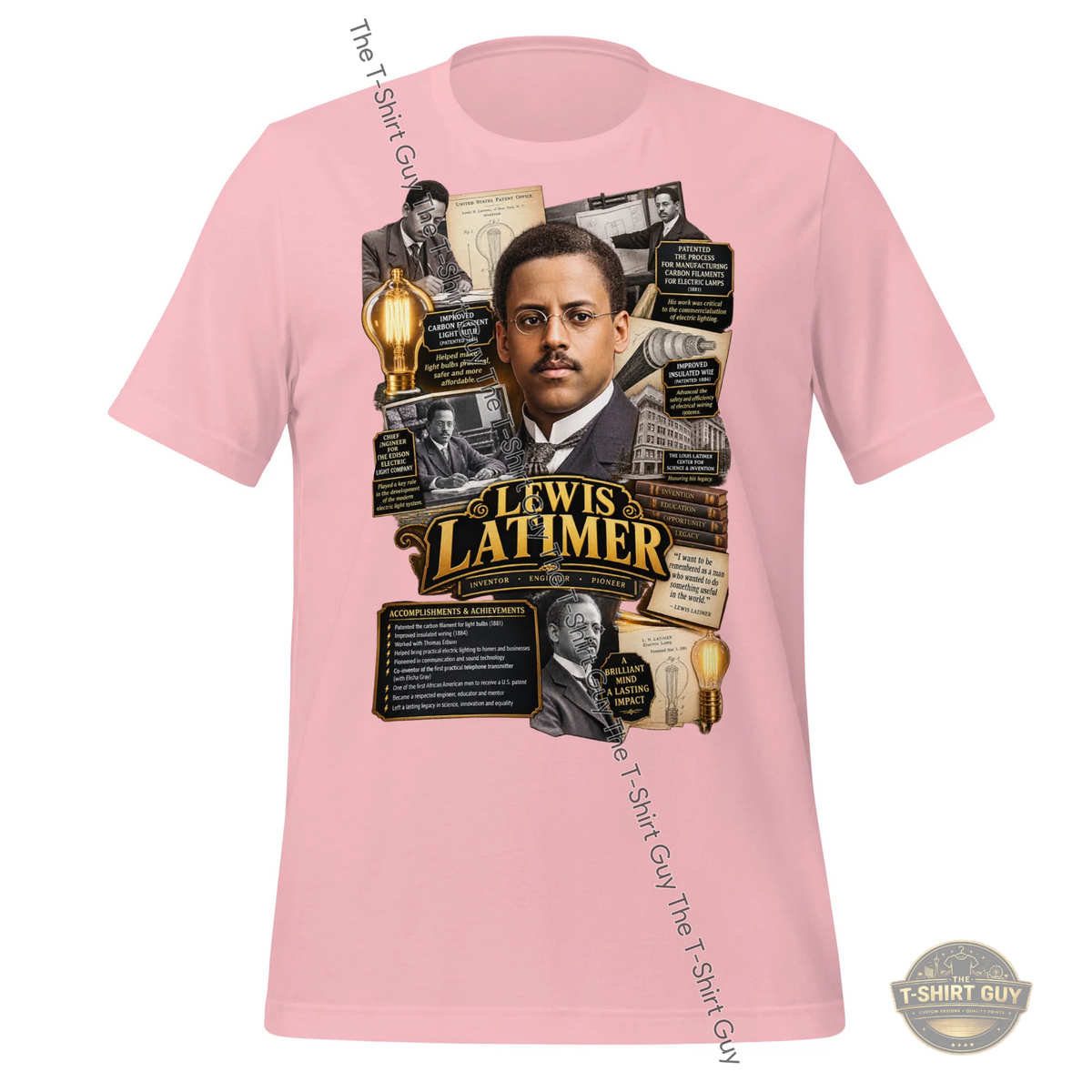 Watermarked - Lewis Latimer Unisex t-shirt