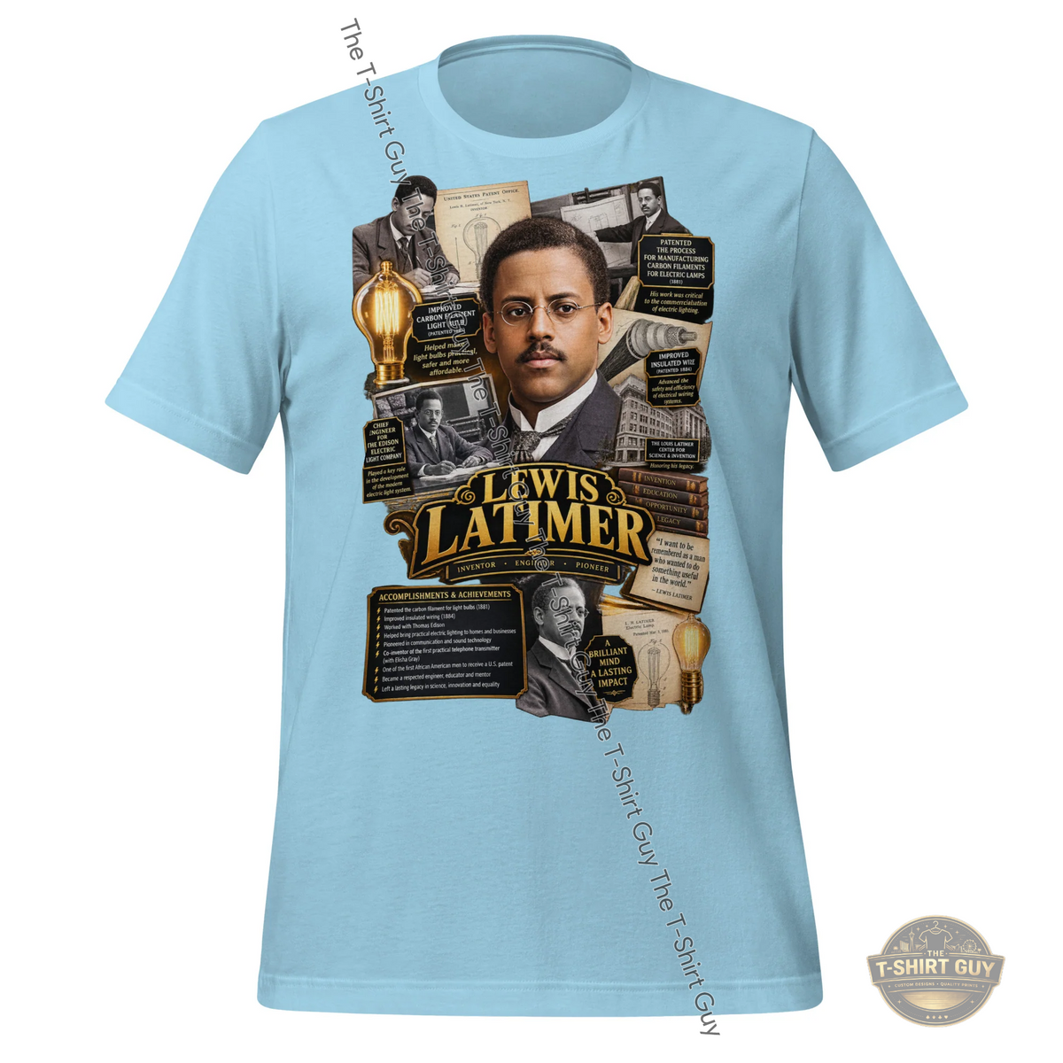 Watermarked - Lewis Latimer Unisex t-shirt