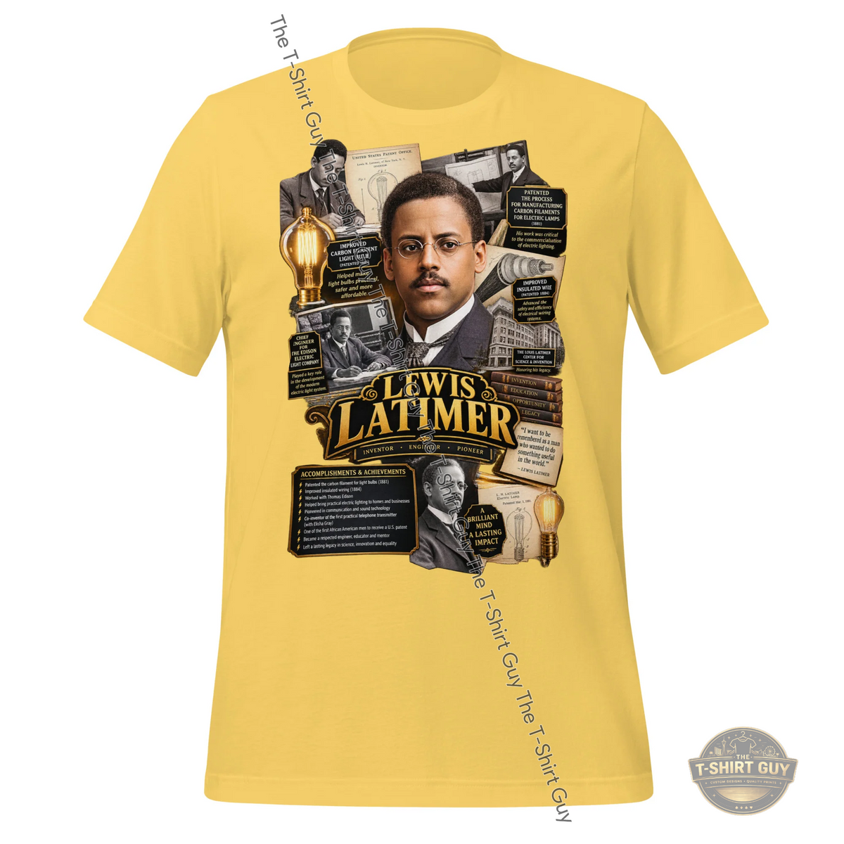 Watermarked - Lewis Latimer Unisex t-shirt