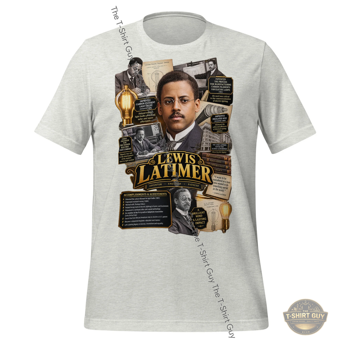 Watermarked - Lewis Latimer Unisex t-shirt